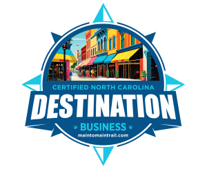 Colorful Destination Business logo.